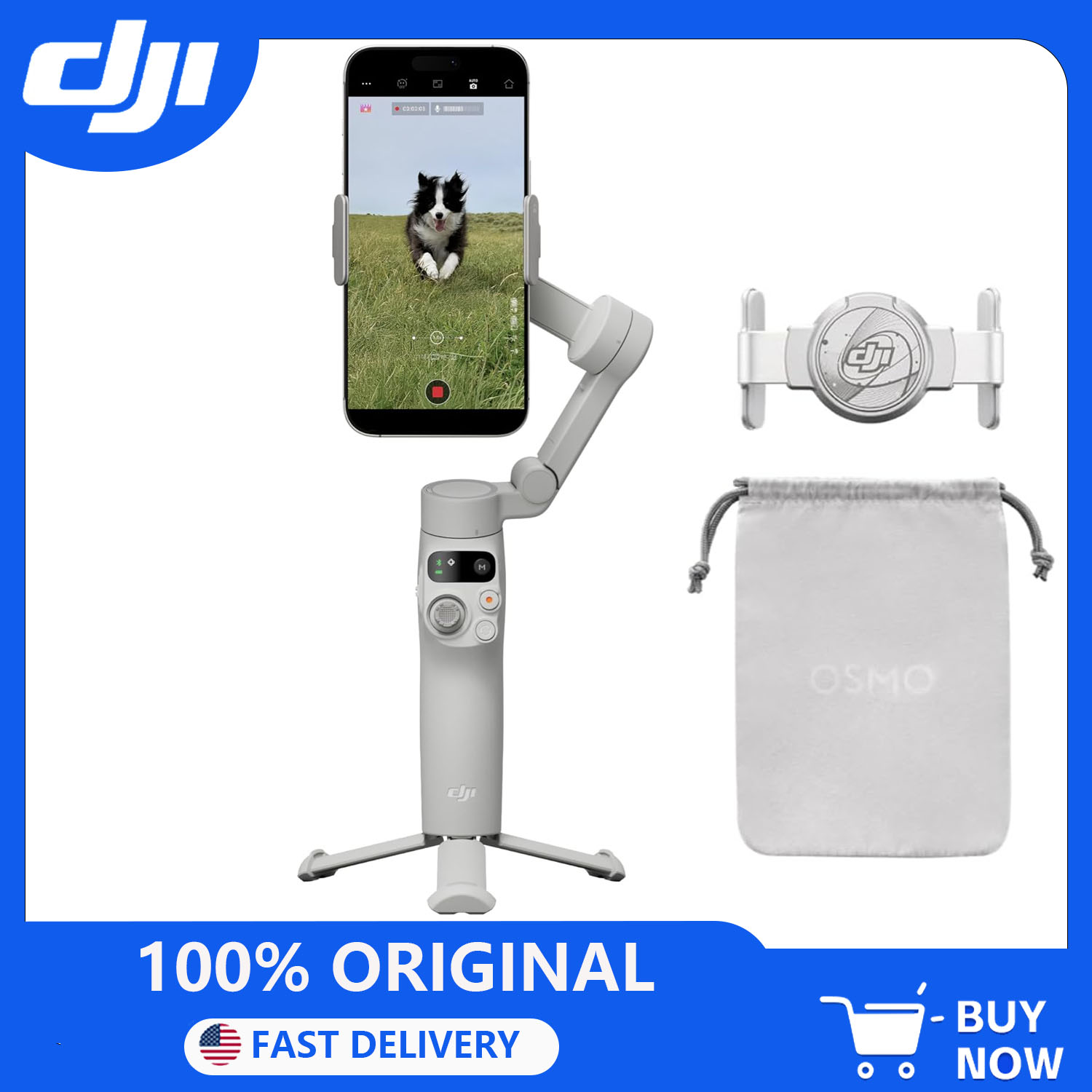 Auto Tracking Tripod - DJI Osmo Mobile 7 Gimbal Stabilizer