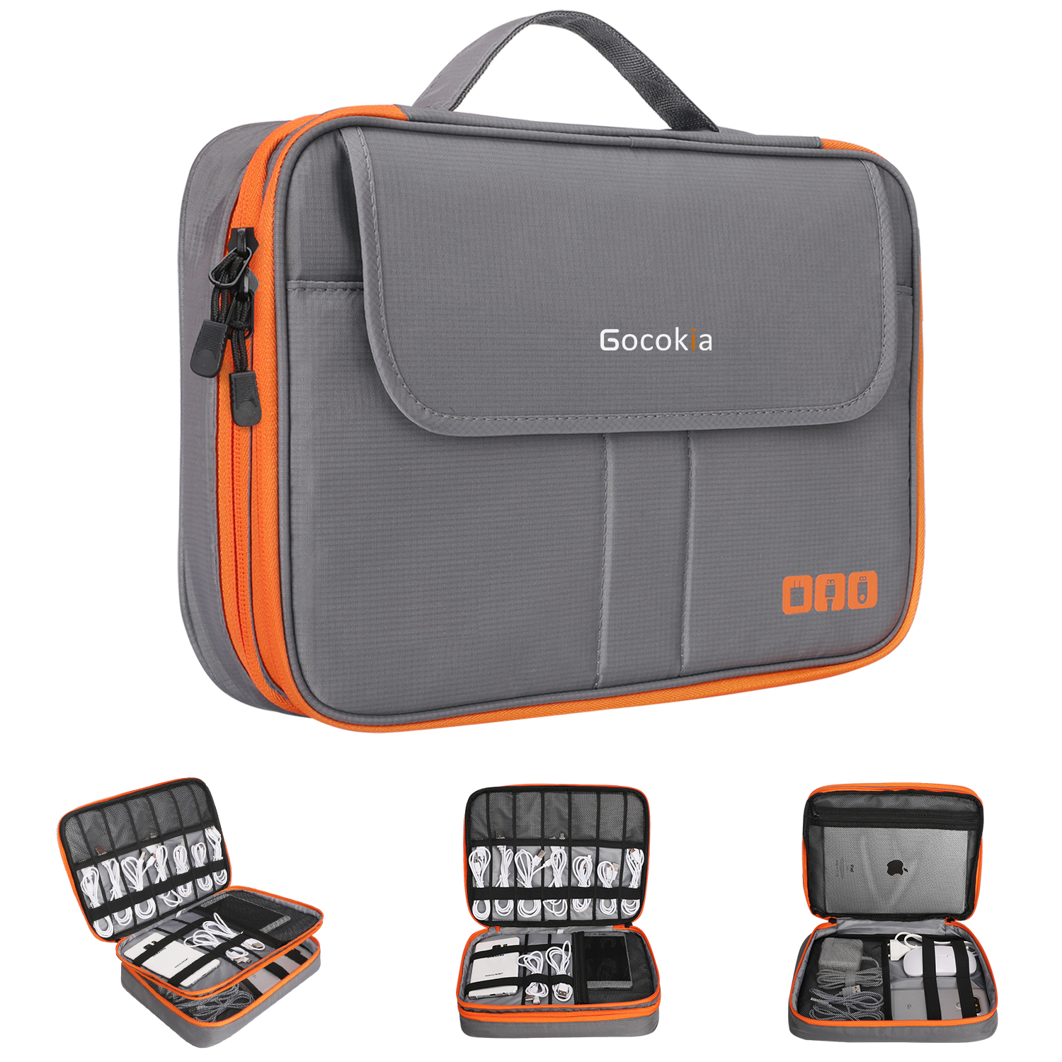 Electronics Gadgets And Accessories - Double Layers Large Capacity Travel Electronic