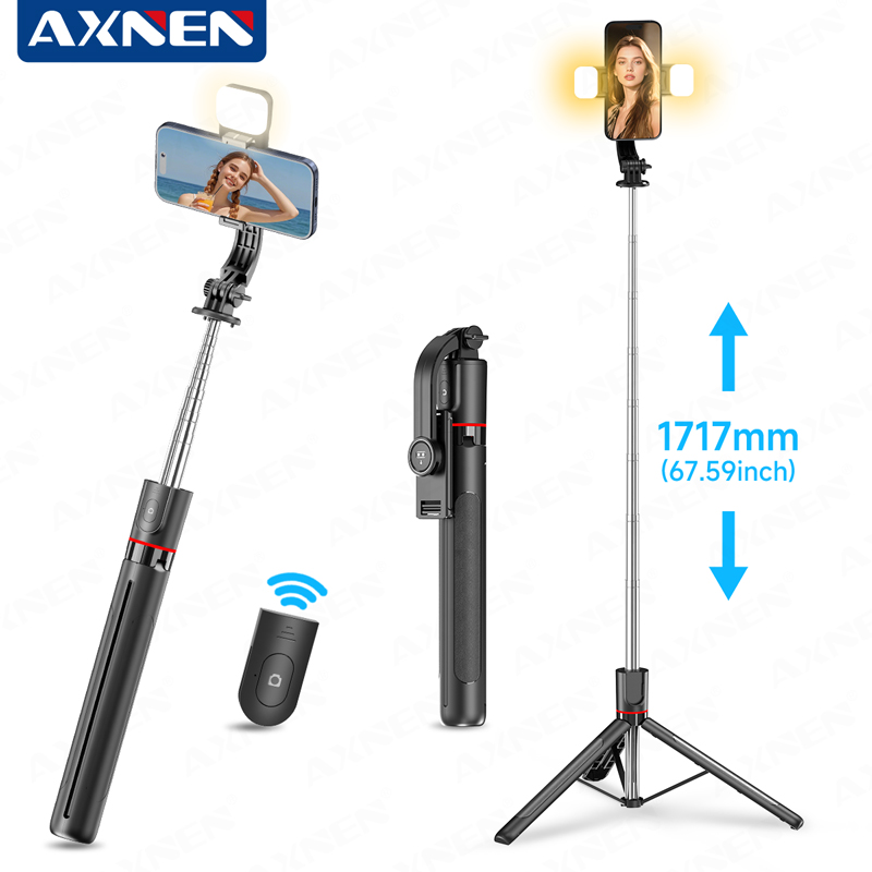 Auto Tracking Tripod - AXNEN F15 Extendable Selfie Stick Tripod