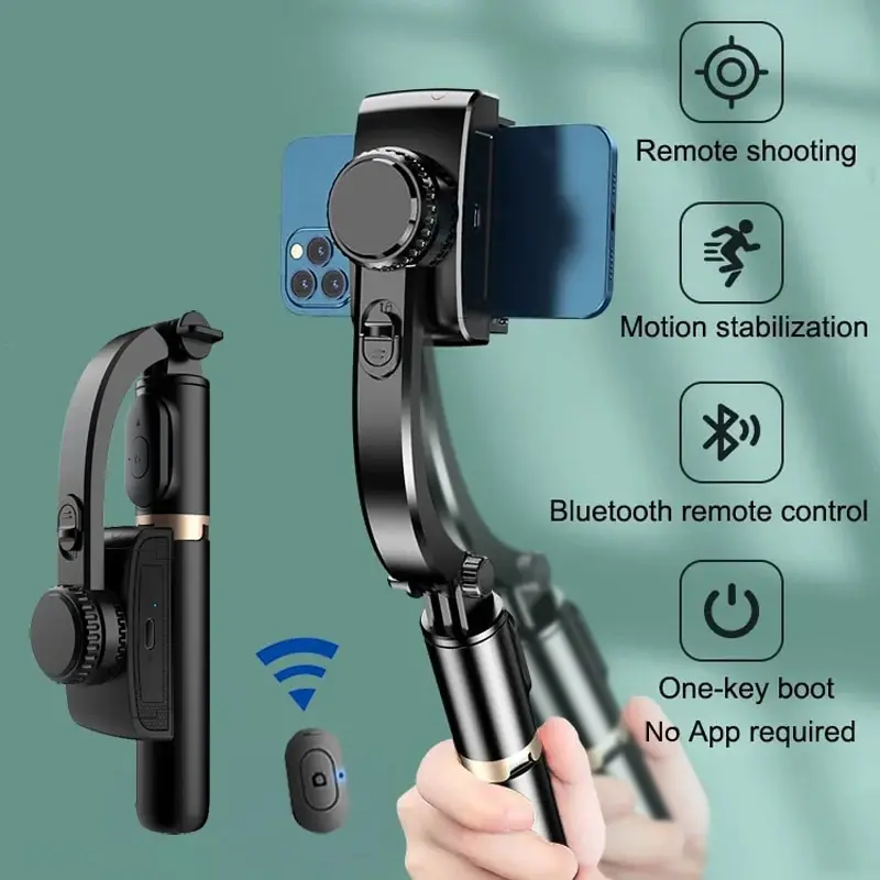 Q08 Handheld Gimbal Stabilisat - Auto Tracking Tripod のレビューと価格
