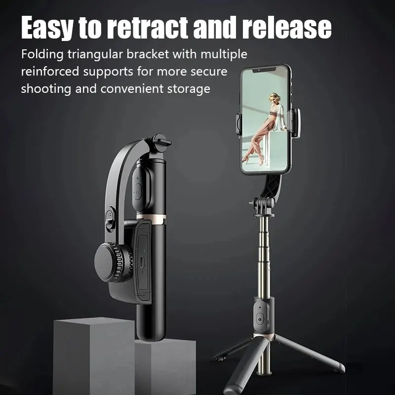 Q08 Handheld Gimbal Stabilisat - Auto Tracking Tripod のレビューと価格