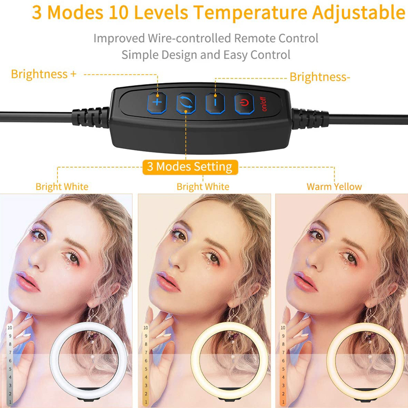 6/10/12 Inch LED Selfie Ring L - Auto Tracking Tripod のレビューと価格