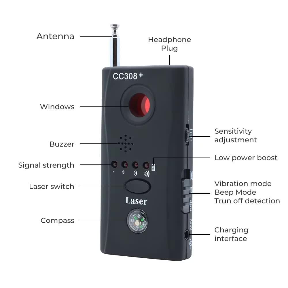 CC308 Portable Hidden Camera D - Electronics Gadgets Sale のレビューと価格