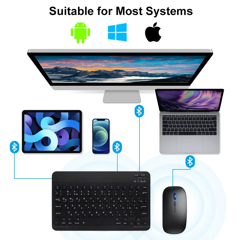 New 2025 Bluetooth Wireless Ke - Wireless Keyboard Mini のレビューと価格