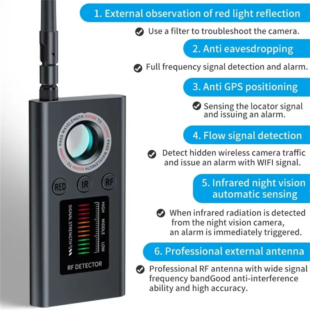 Hidden Camera Detector Anti Sp - Electronics Gadgets Sale のレビューと価格