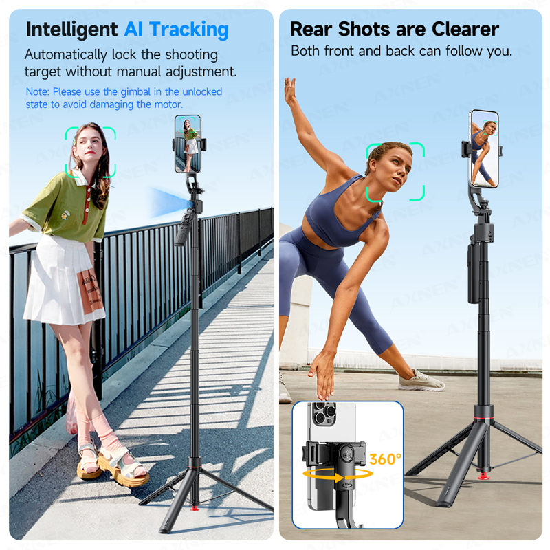 TT07 AI Face Tracking Gimbal 6 - Auto Tracking Tripod のレビューと価格