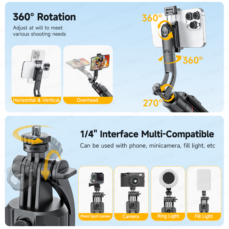 TT07 AI Face Tracking Gimbal 6 - Auto Tracking Tripod のレビューと価格