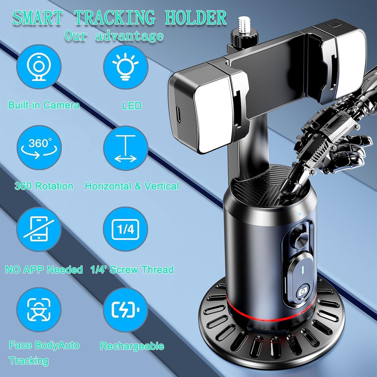 Auto Face Tracking Tripod 360° - Auto Tracking Tripod のレビューと価格