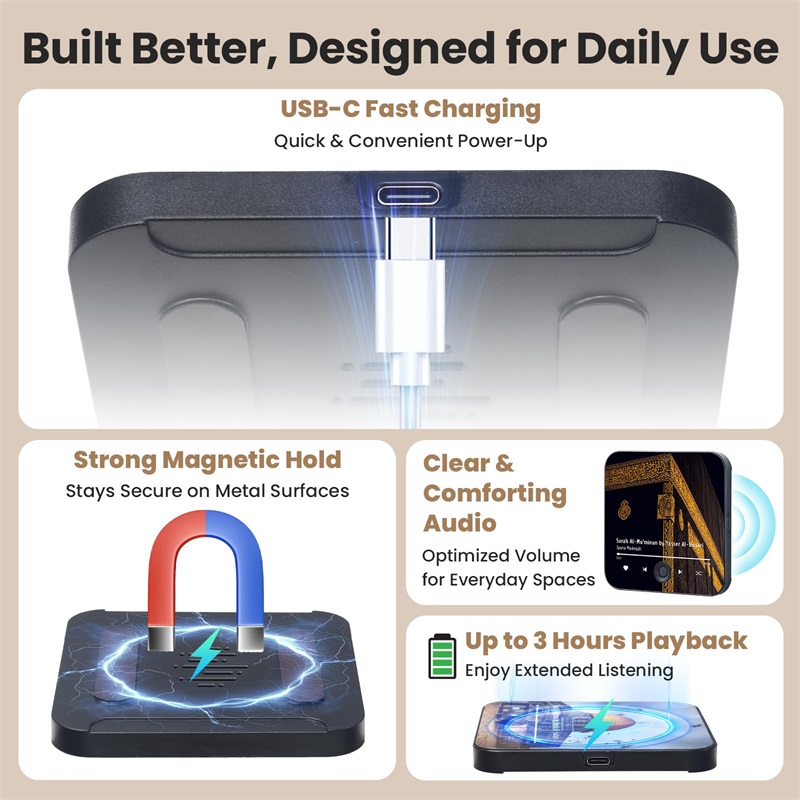 Quran Magnet Speaker for Fridg - Gadget Q のレビューと価格