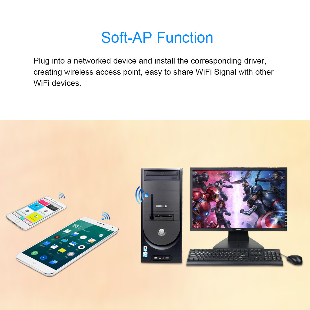 RTL8188 USB Mini Wifi Adapter  - Mini Pc Windows のレビューと価格