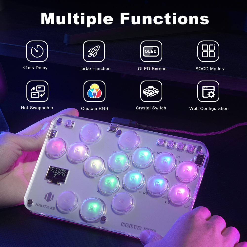 Haute42 Arcade Joystick Hitbox - Mini Pc Windows のレビューと価格