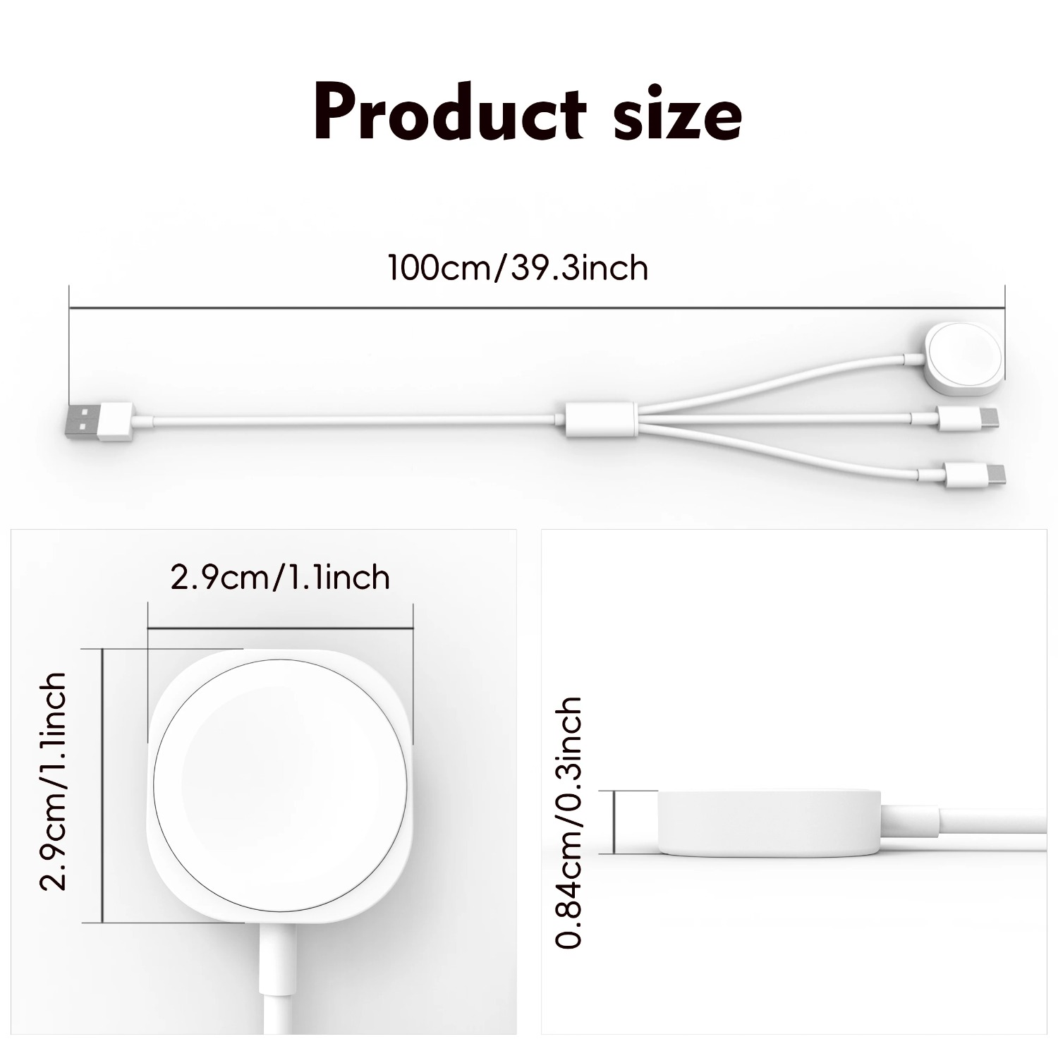 3 in 1  Magnetic Watch Charger - Portable Wifi Hotspot のレビューと価格