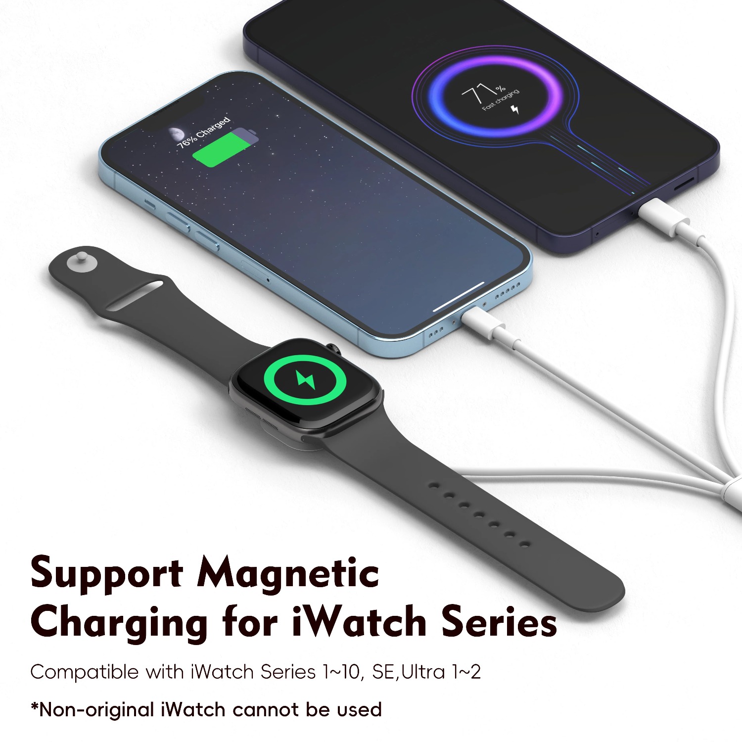 3 in 1  Magnetic Watch Charger - Portable Wifi Hotspot のレビューと価格