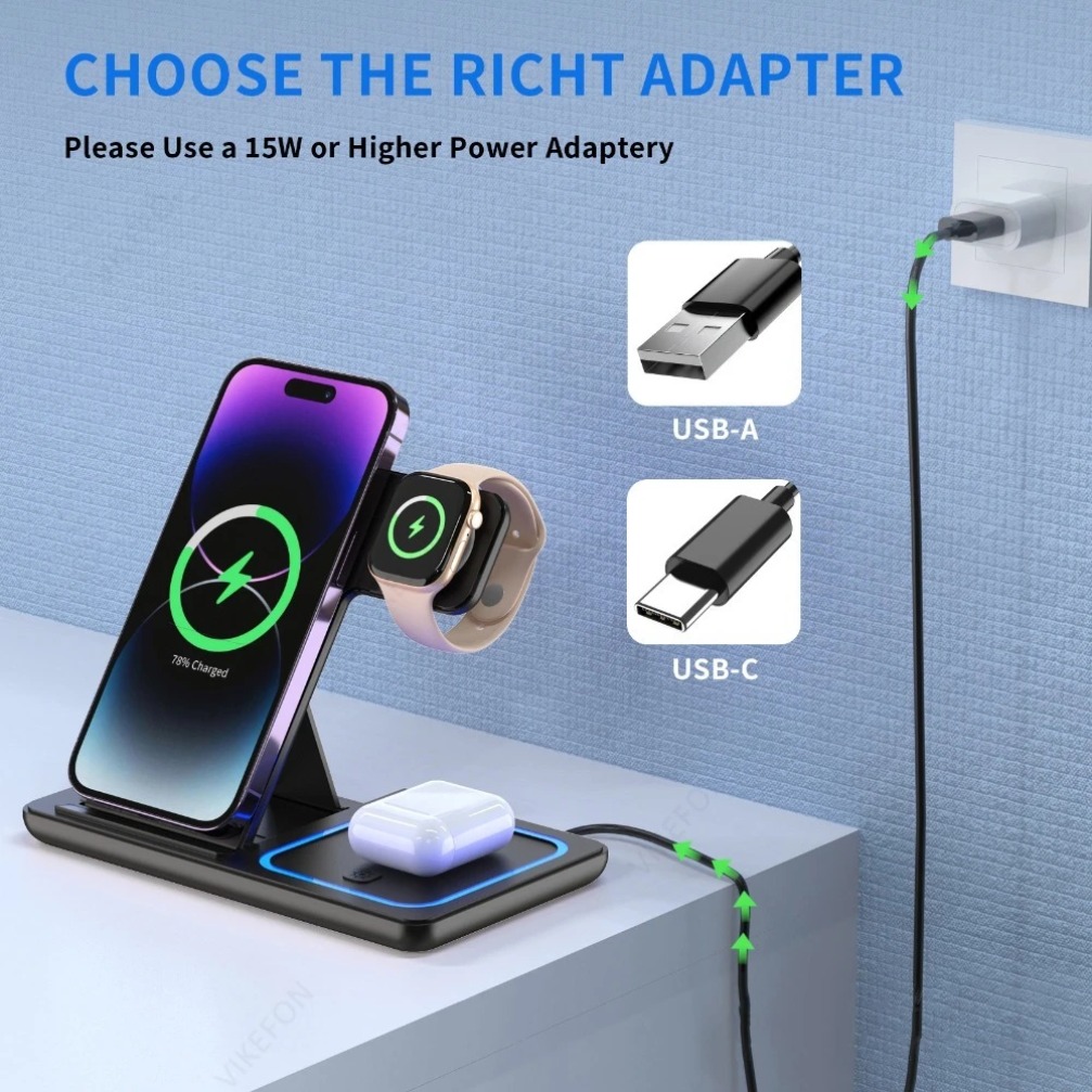 Foldable 3 in 1 Wireless Charg - Portable Wifi Hotspot のレビューと価格
