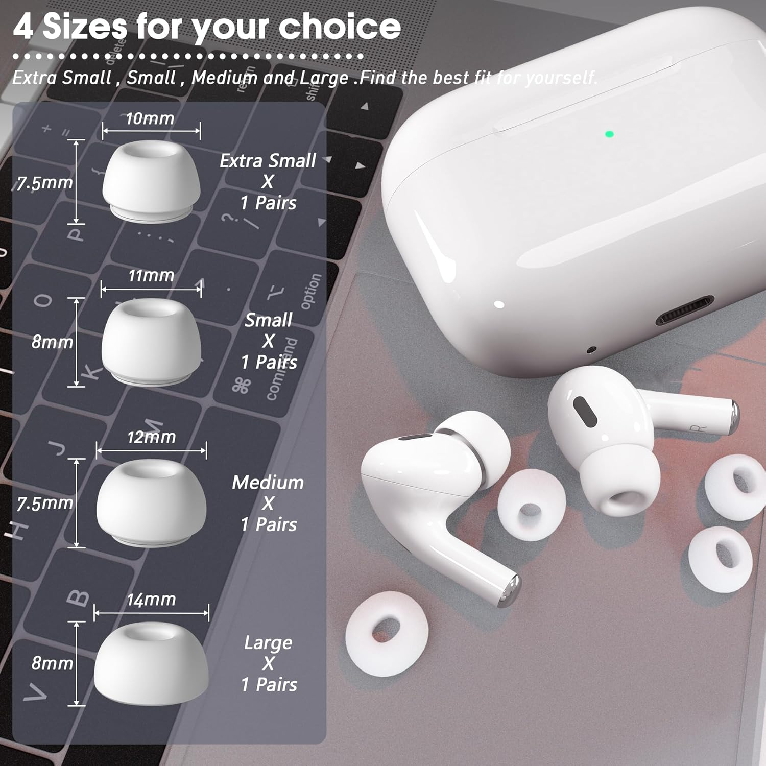 KUTOU 4 Pairs Liquid Silicone  - Portable Wifi Hotspot のレビューと価格