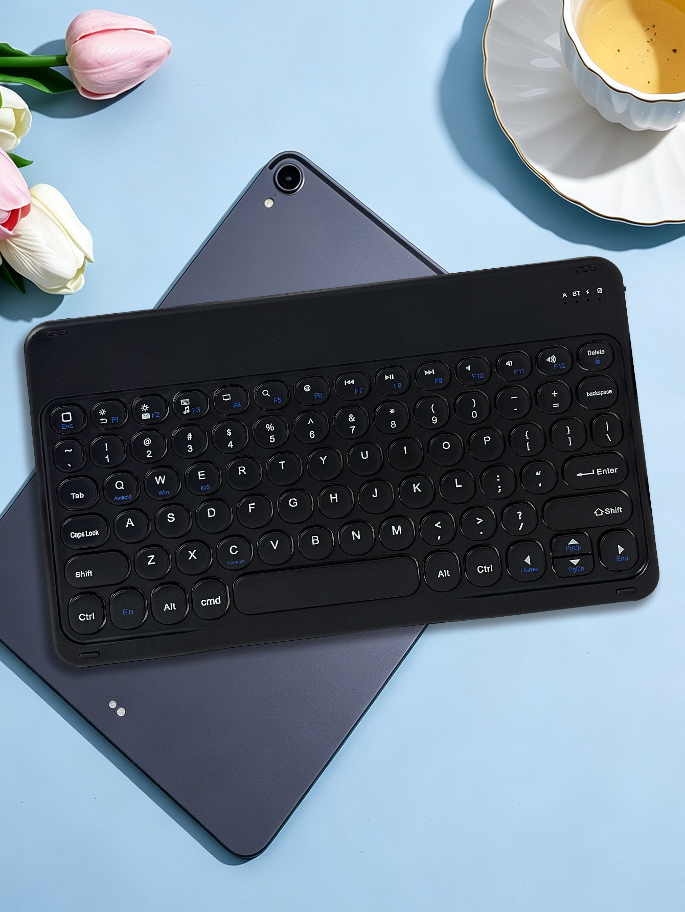 Round Hat Silent Retro Mini Wi - Wireless Keyboard Mini のレビューと価格