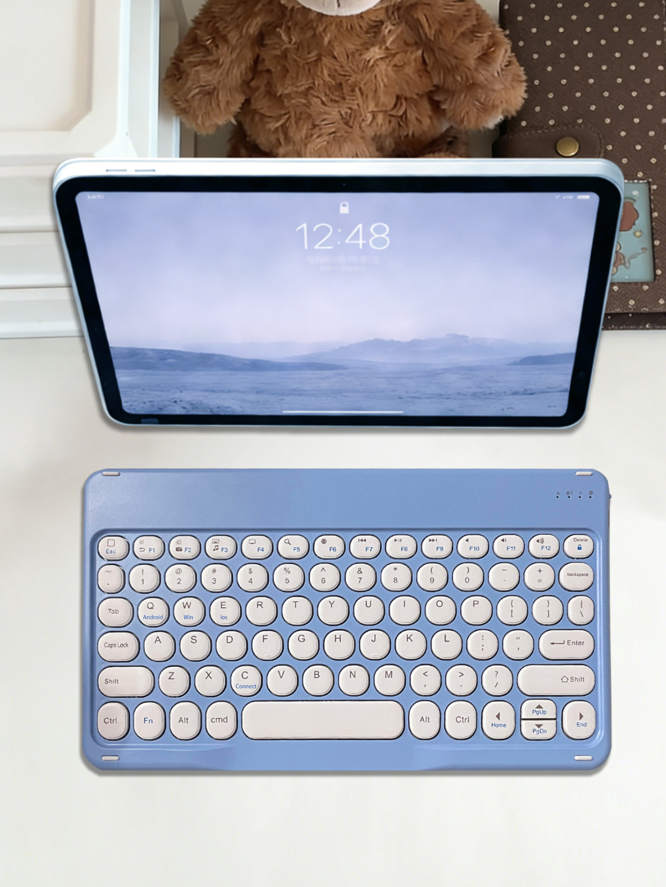Round Hat Silent Retro Mini Wi - Wireless Keyboard Mini のレビューと価格